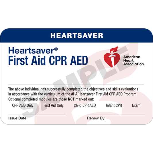 HEARTSAVER - First Aid/CPR/AED